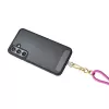 Intenso USB-C Charging Lanyard Phone Necklace Cable 60W Fast Charging Adjustable Length 1.65m Nylon Neon Pink