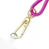 Intenso USB-C Charging Lanyard Phone Necklace Cable 60W Fast Charging Adjustable Length 1.65m Nylon Neon Pink