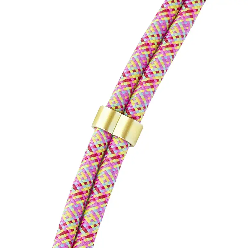 Intenso USB-C Charging Lanyard Phone Necklace Cable 60W Fast Charging Adjustable Length 1.65m Nylon Multicolour