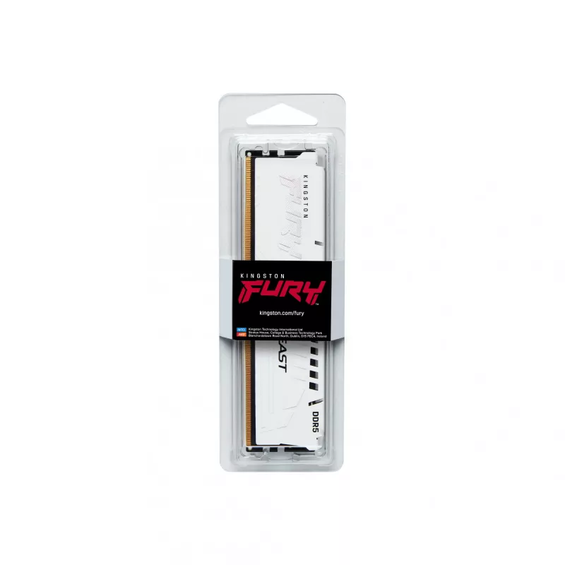 Kingston Technology FURY Beast 32GB 6000MT/s DDR5 CL36 DIMM White EXPO