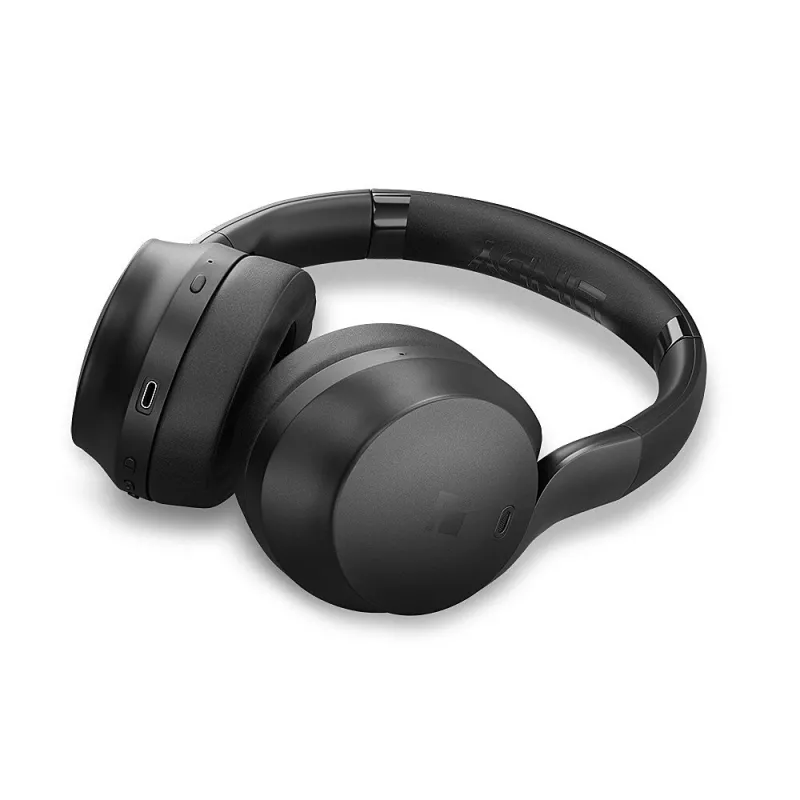 Lindy LHXW-e Wireless Active Noise Cancelling Headphones - Black