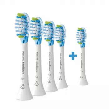 Brush Heads Philips Premium Plaque Defence HX9045/87 5 pcs White