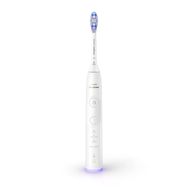 Sonic toothbrush Philips Series 7100 HX7420/01 — 62,000 movements/min, 4 modes, pressure sensor, Bluetooth, rechargeable (white)