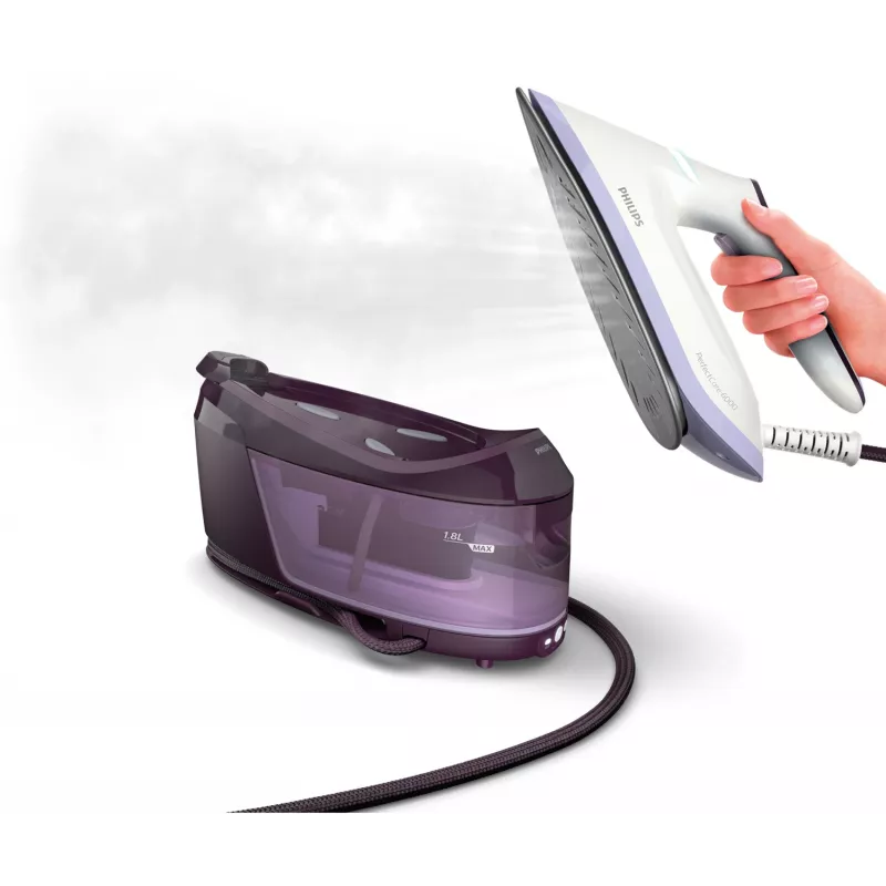 Steam ironing station Philips PSG6024/30 — 2400 W, 500 g/min steam boost, 1.8 L tank, SteamGlide Plus soleplate