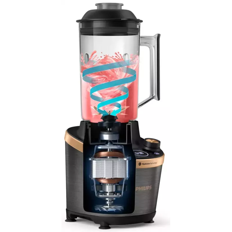 Cooking blender Philips Flip&Juice™ HR3770/10 Black Copper