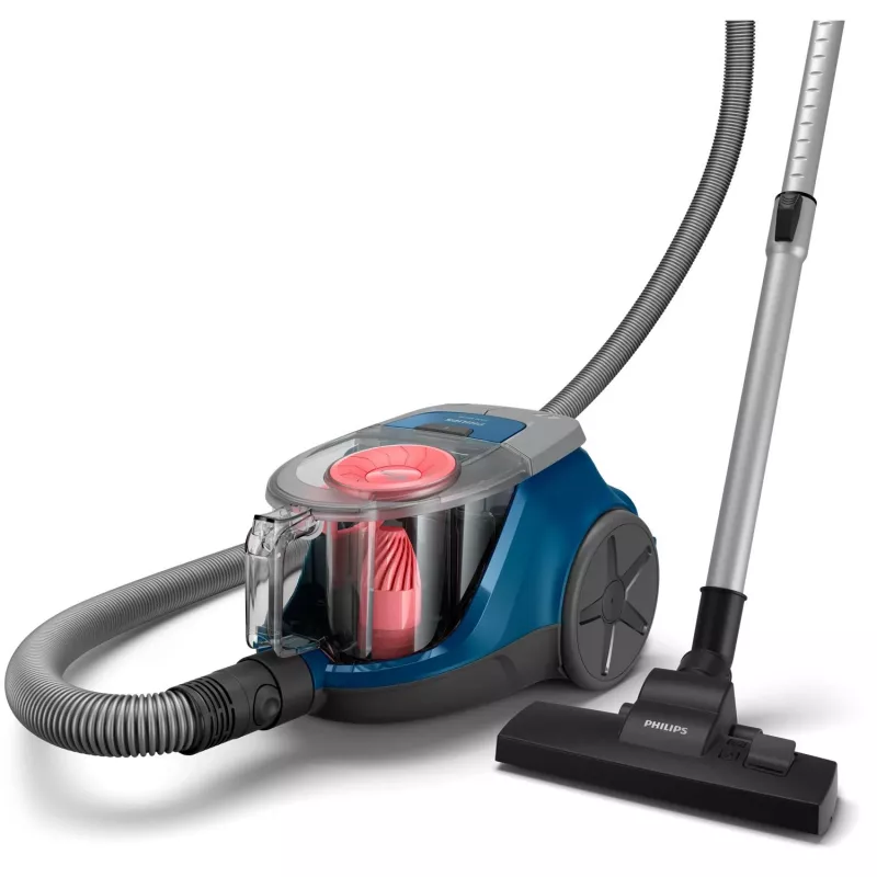 Cylinder vacuum Philips 2000 series XB2123/09 — 850 W, 1.3 L cyclonic, for carpet and hard floor