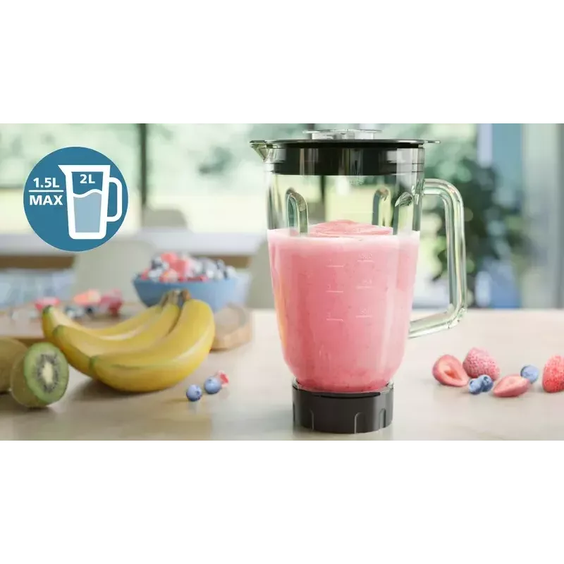 Tabletop blender Philips 5000 series HR3041/00 Black Grey