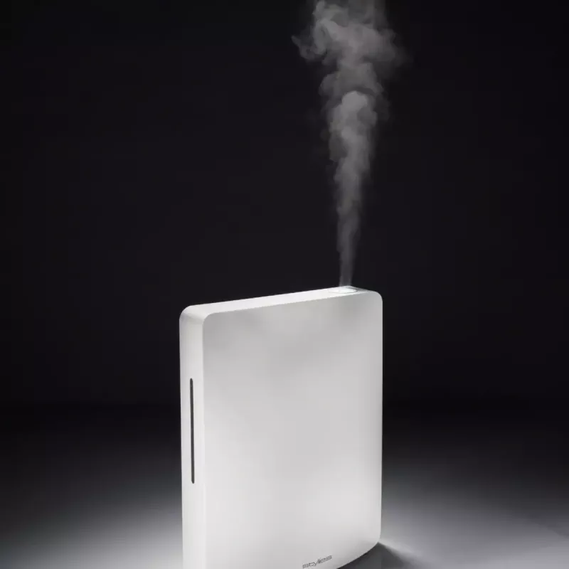 Compact ultrasonic home humidifier Stylies Leonis — quiet operation, fine mist for living rooms, bedrooms and offices