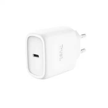 TRUST Maxo 45W USB-C GaN charger, 45 W, USB-C output, 20 V max, 2 m cable, white