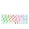 Mechanical Tenkeyless Gaming Keyboard TRUST GXT 833W Thado TKL — USB, QWERTY US, RGB, White, 87 keys