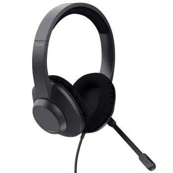 Trust Ayda Max Headset Wired Head-band Calls/Music USB Type-C / USB Type-A Black