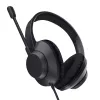 Trust Ayda Max Headset Wired Head-band Calls/Music USB Type-C / USB Type-A Black