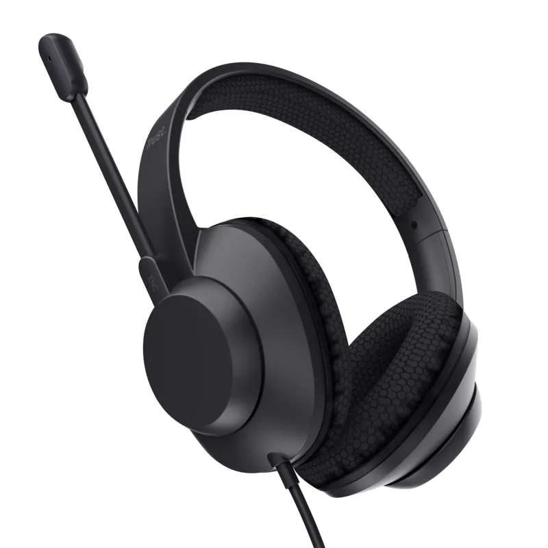 Trust Ayda Max Headset Wired Head-band Calls/Music USB Type-C / USB Type-A Black