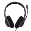 Trust Ayda Max Headset Wired Head-band Calls/Music USB Type-C / USB Type-A Black