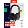 Trust Ayda Max Headset Wired Head-band Calls/Music USB Type-C / USB Type-A Black
