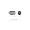 Car Charger Vention Two-Port USB A+C(18/20) Gray Mini Style Aluminium Alloy Type