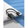 Vention 2-port USB External Sound Card 0.15M Black 2.1 channels 16 bit