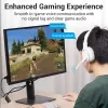 Vention 2-port USB External Sound Card 0.15M Black 2.1 channels 16 bit