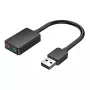 Vention 2-port USB External Sound Card 0.15M Black 2.1 channels 16 bit