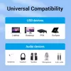 Vention USB 2.0 External Stereo Sound Adapter with Volume Control 0.15M Black ABS