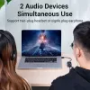 Vention USB 2.0 External Stereo Sound Adapter with Volume Control 0.15M Black ABS
