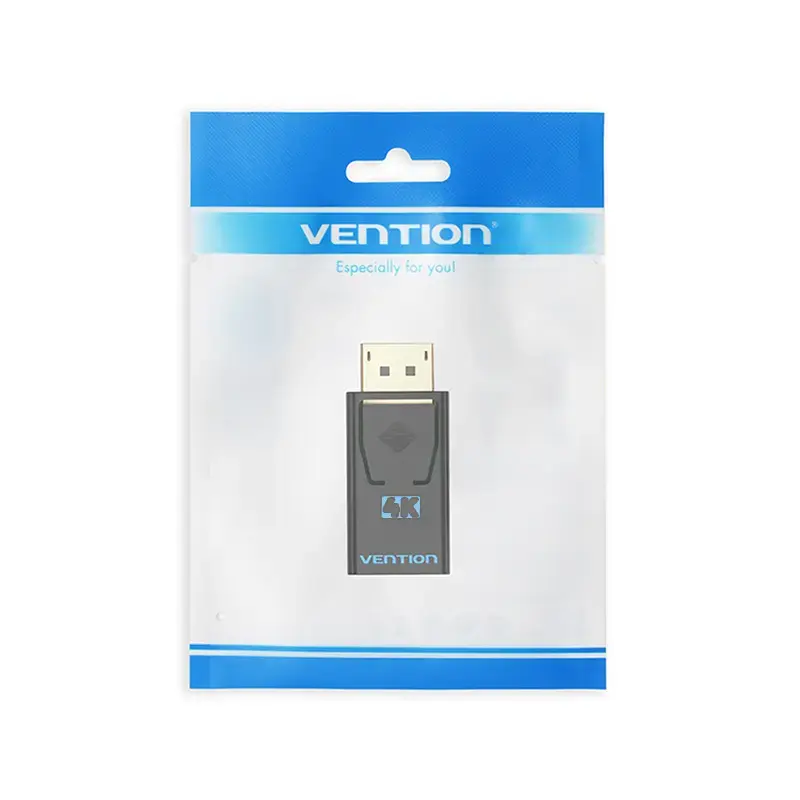Vention DisplayPort Male to HDMI Female Adapter Black DP HDMI Gold Plated