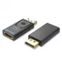 Vention DisplayPort Male to HDMI Female Adapter Black DP HDMI Gold Plated