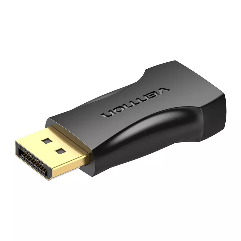 DisplayPort to HDMI adapter Vention HBOB0, DisplayPort male to HDMI female, black, gold-plated contacts