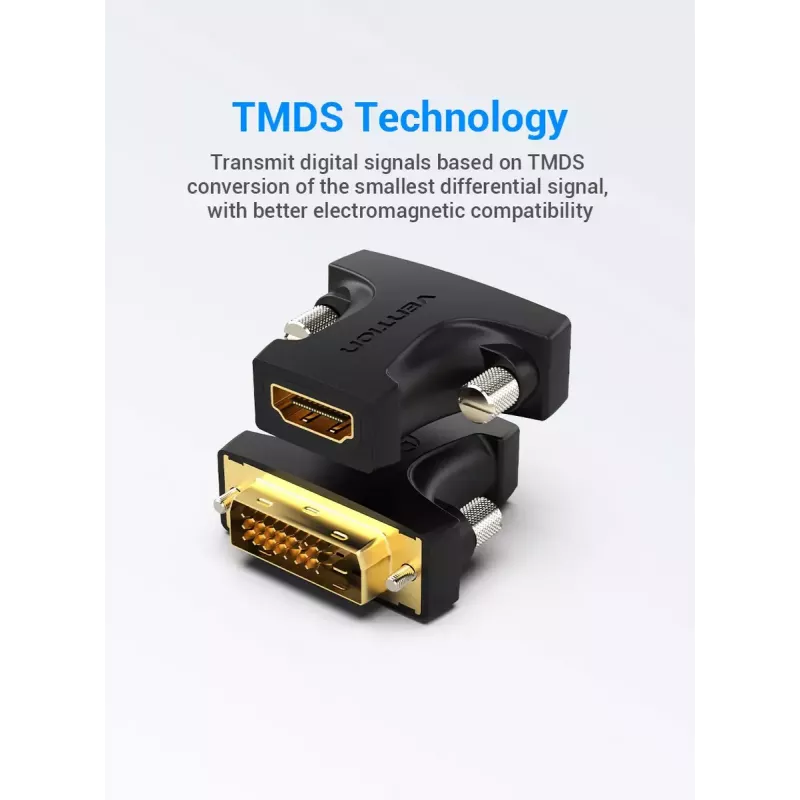 Vention HDMI Female to DVI Male Adapter Black 1920x1080 60Hz