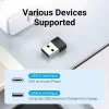 USB Adapter Vention CDWB0 USB 2.0 Male to USB-C Female Black PVC