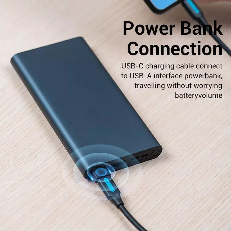 USB Adapter Vention CDWB0 USB 2.0 Male to USB-C Female Black PVC