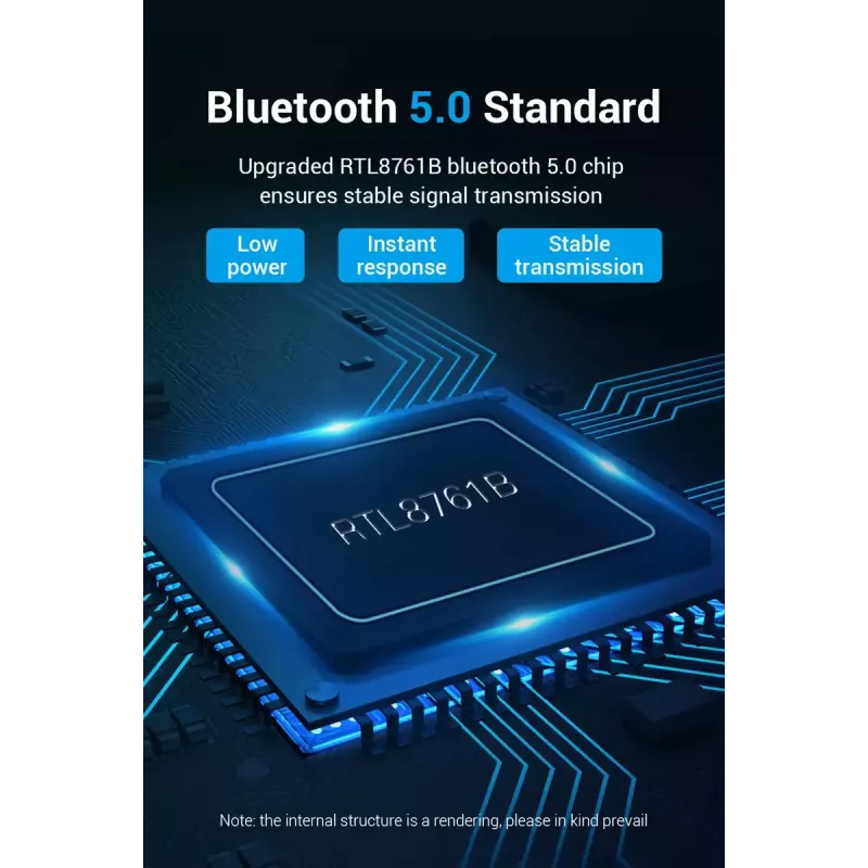 USB Bluetooth 5.0 Adapter Vention CDSB0 Black