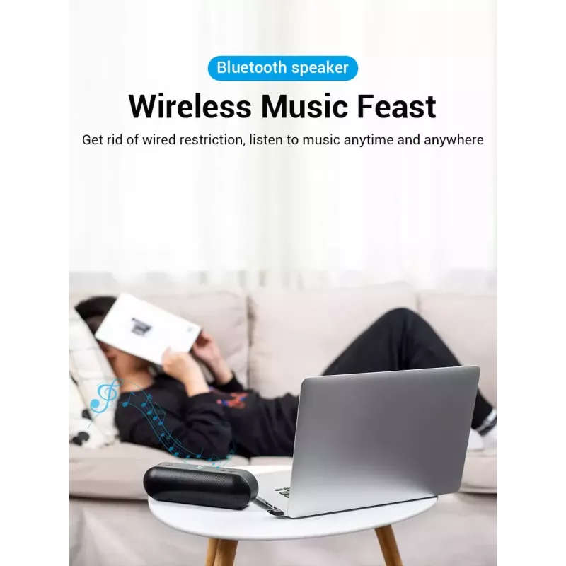 USB Bluetooth 5.0 Adapter Vention CDSB0 Black