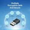 Vention USB Wi-Fi Dual Band Adapter 2.4G/5G Black Wireless USB 433 Mbit/s