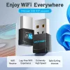 Vention USB Wi-Fi Dual Band Adapter 2.4G/5G Black Wireless USB 433 Mbit/s
