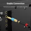 Audio adapter Vention VDD-C03 — 6.5mm (male) to RCA (female), gold-plated contacts, blue