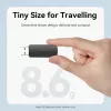 Vention 2-in-1 USB 3.2 Gen 1 (USB 3.0) Card Reader — SD & MicroSD, Black, Compact