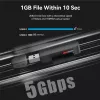 Vention 2-in-1 USB 3.2 Gen 1 (USB 3.0) Card Reader — SD & MicroSD, Black, Compact