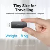 Vention 2-in-1 USB 3.0 A Card Reader SD+TF, USB 3.2 Gen 1, 5000 Mbit/s, Black