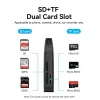 Vention 2-in-1 USB 3.0 A Card Reader SD+TF, USB 3.2 Gen 1, 5000 Mbit/s, Black