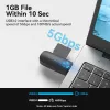 Vention 2-in-1 USB 3.0 A Card Reader SD+TF, USB 3.2 Gen 1, 5000 Mbit/s, Black