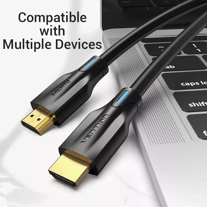 Vention 8K HDMI Cable 2M Black 48 Gbit/s HDMI 2.1