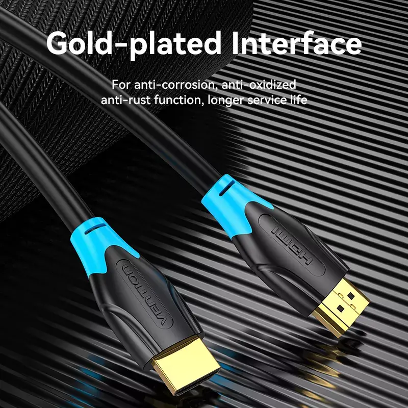 HDMI Cable Vention 1M Black 18 Gbit/s 2.0