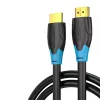 HDMI cable Vention 2 m, HDMI 2.0, 18 Gbit/s, 4K@60Hz, HDR, ARC, Ethernet, black