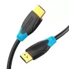 HDMI cable Vention 3 m, HDMI 2.0, 18 Gbit/s, Type A male–male, 4K@60Hz, HDR, ARC, Ethernet, black