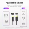 Vention DP to HDMI Cable 1.5M Black DisplayPort HDMI 1.5m