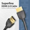 Vention Portable HDMI Cable 1M Black 2.0 18 Gbit/s