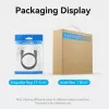 DisplayPort Male-to-Male Cable Vention 1.5 m, 4K HD, Black, 6 mm diameter