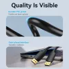 DisplayPort Male-to-Male Cable Vention 1.5 m, 4K HD, Black, 6 mm diameter