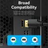 DisplayPort Male-to-Male Cable Vention 1.5 m, 4K HD, Black, 6 mm diameter